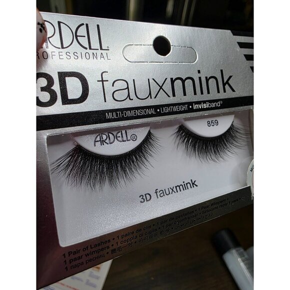 Lilly Lashes Faux Mink 3D Strip Lashes & Ardell Professional Fauxmink Lashes 859 - Picture 5 of 10